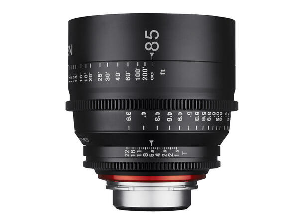 Samyang Xeen 85mm T1.5 Cine Canon Kort tele videoobjektiv 